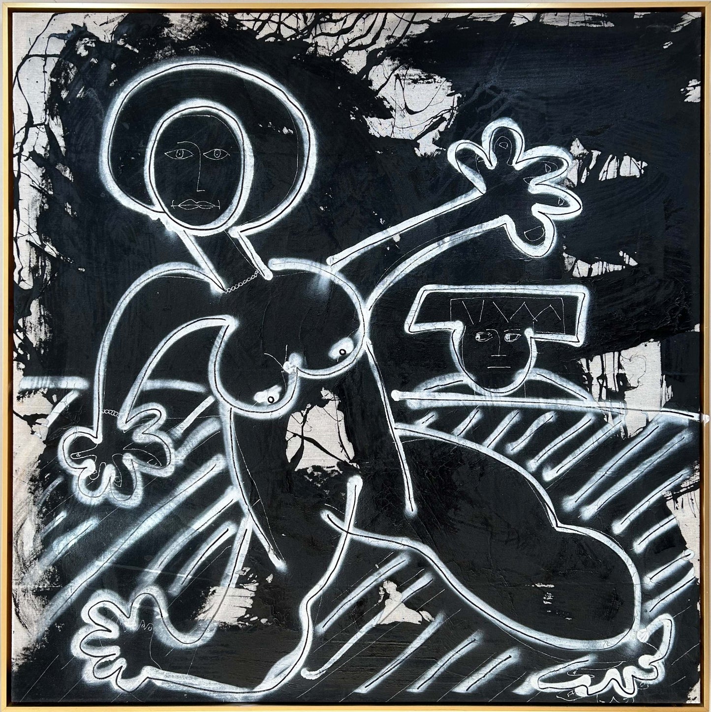 Woman Running Naked by Salazar