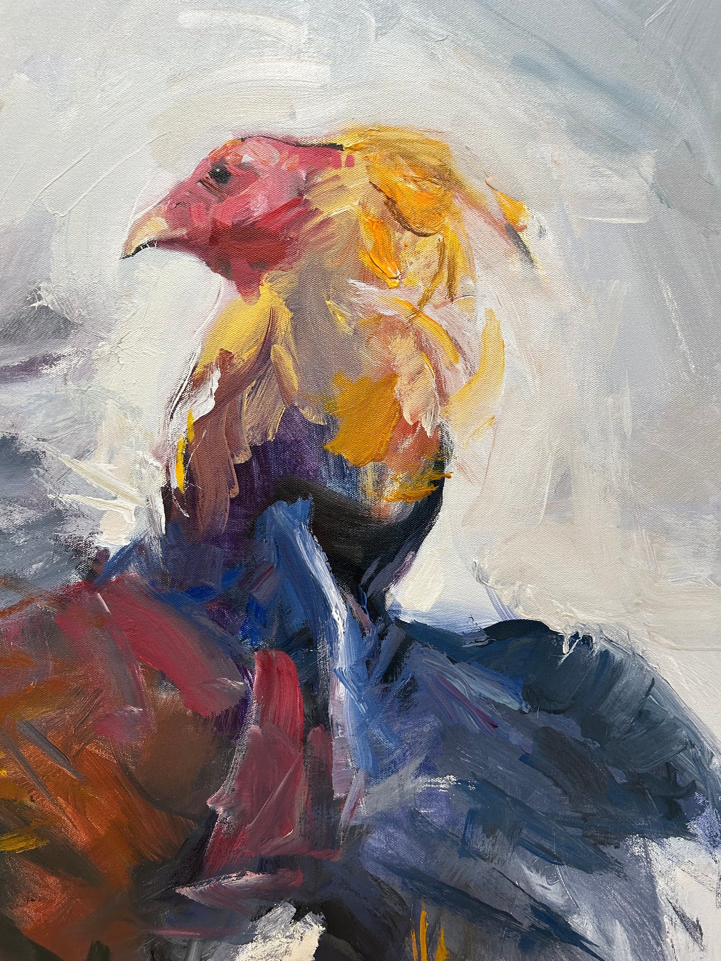 Clash Of Roosters II by Qais Al Sindy
