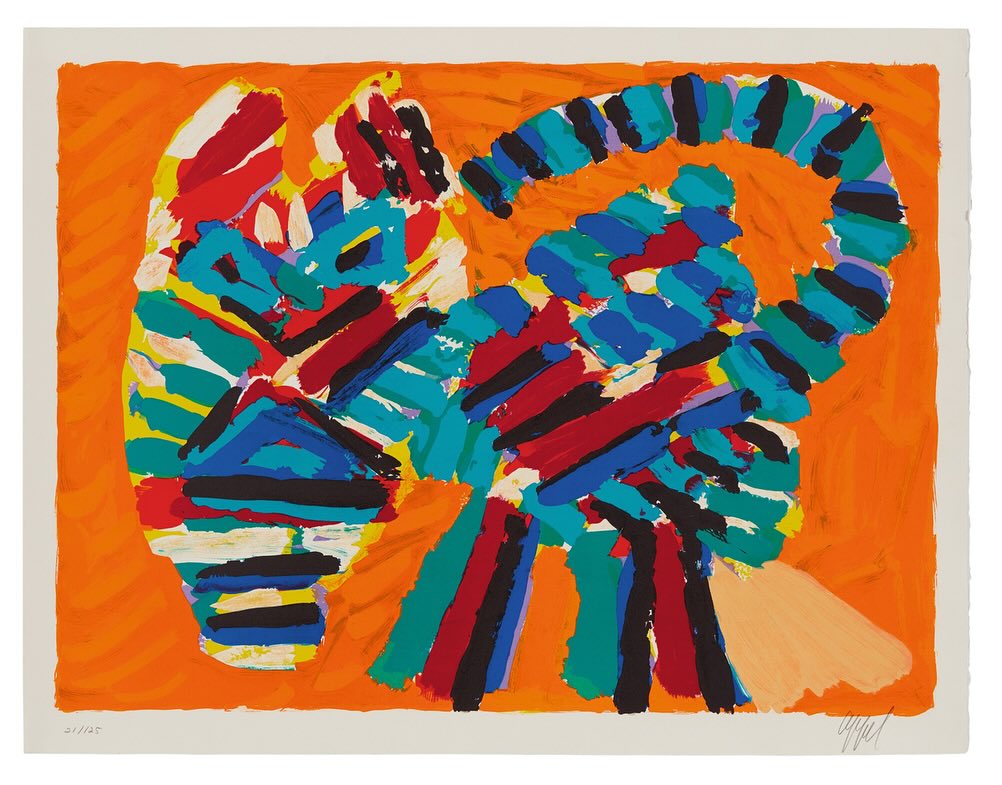 Sunshine Cat by Karel Appel