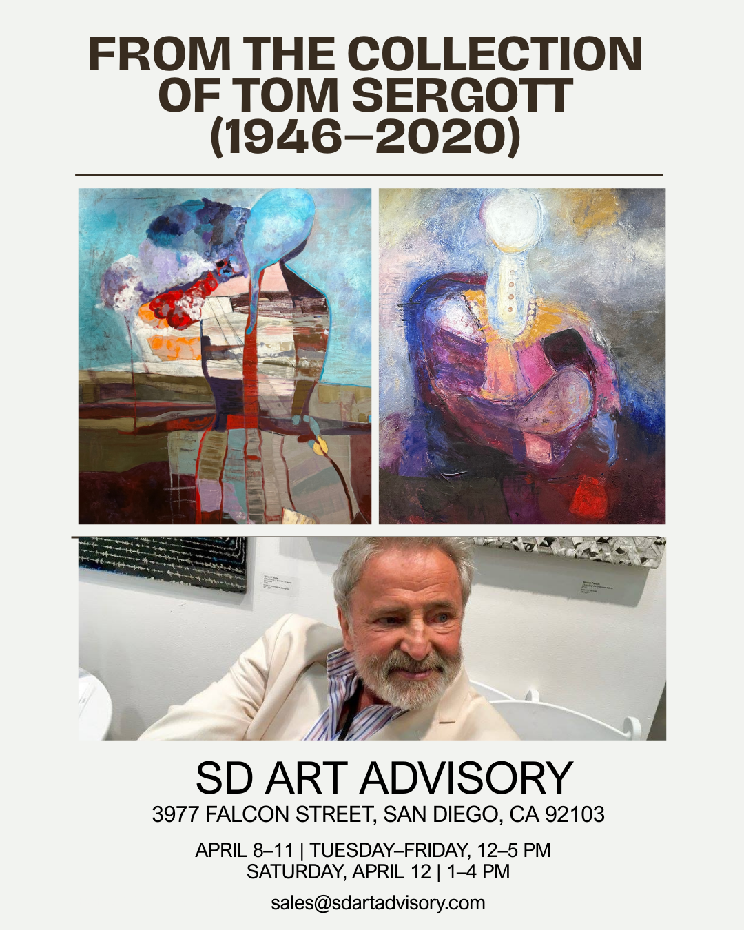 From the Collection of Tom Sergott (1946–2020): A Legacy of Art and Influence