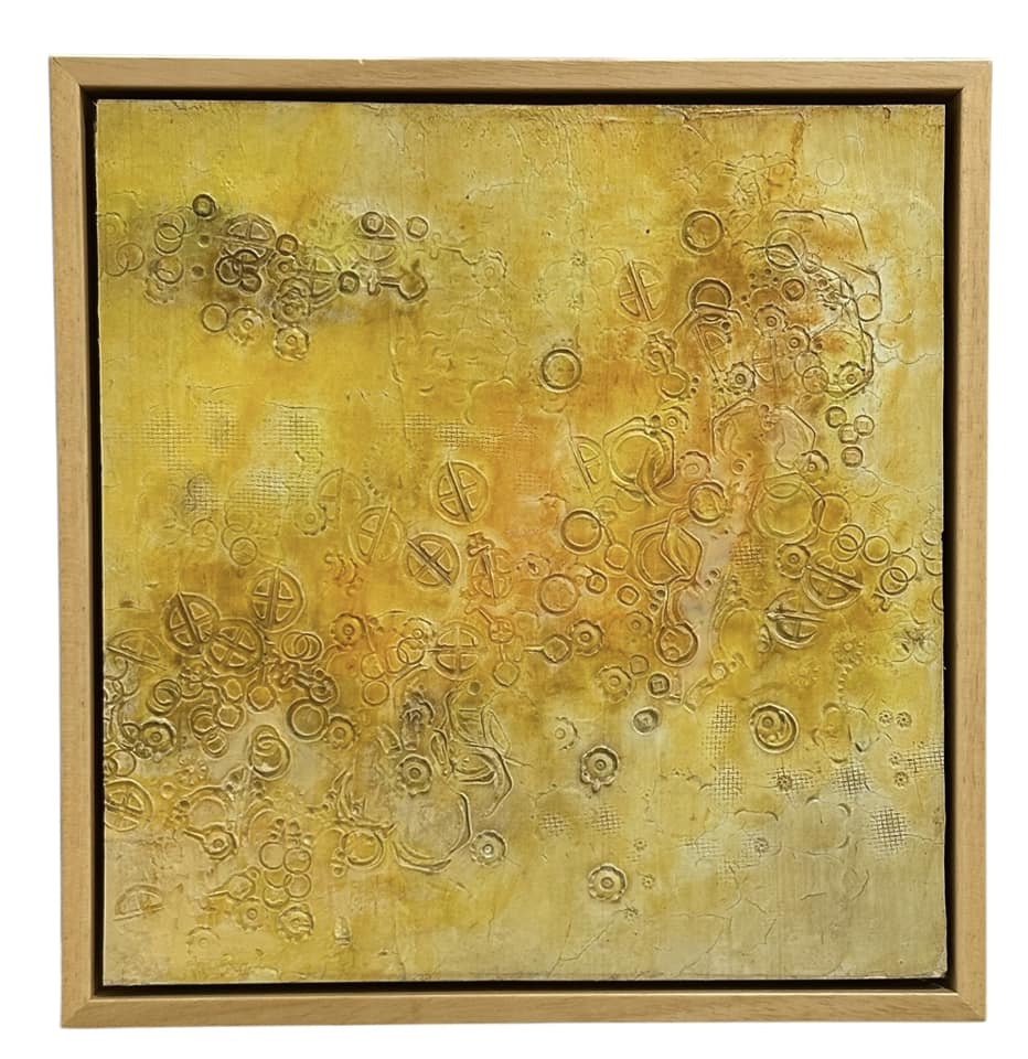 AMBER - PAINTING BY JENNI HOAG DAVIS (1916-1996)