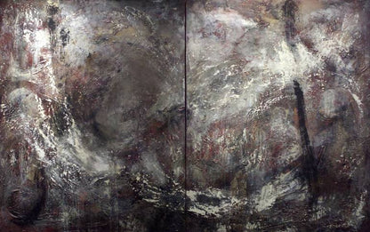Aqua Vitae (Diptych) by Leslie Lemberg