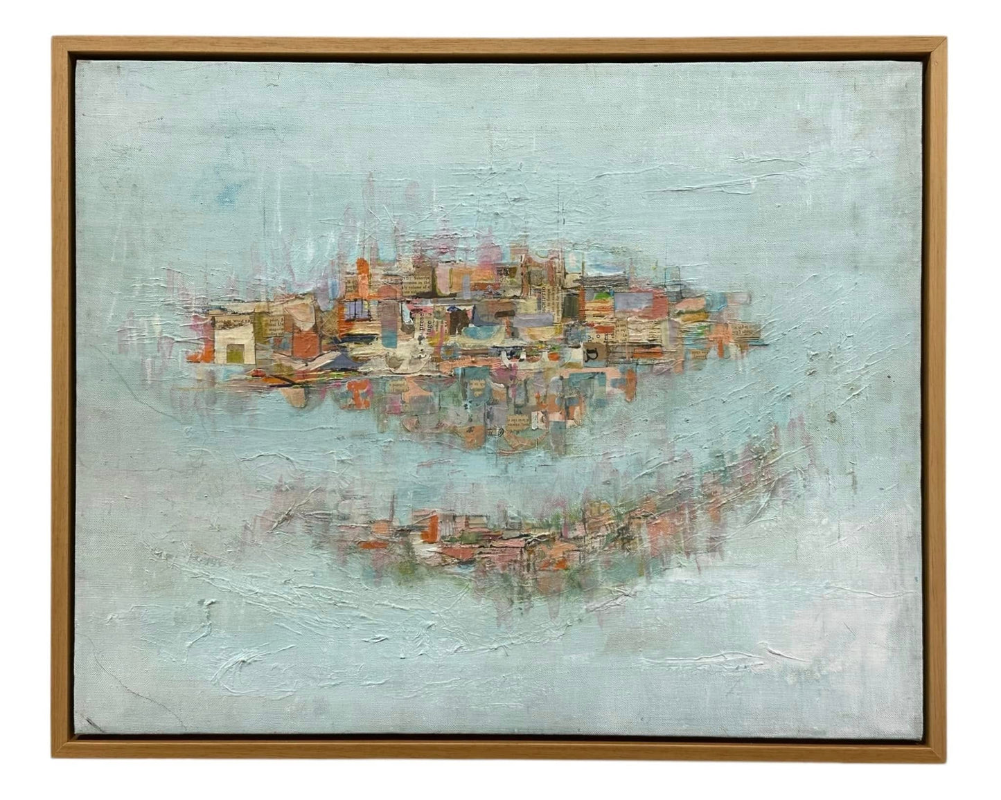 CITY REFLECTION - PAINTING BY JENNI HOAG DAVIS (1916-1996)