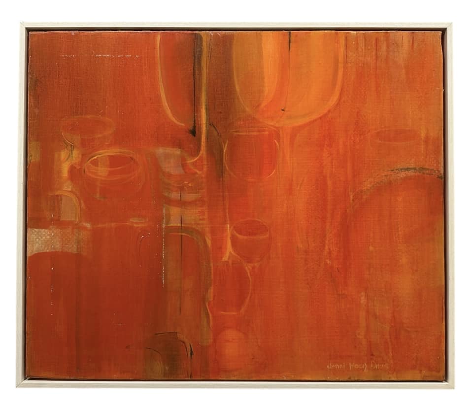 REFLECTIONS - PAINTING BY JENNI HOAG DAVIS (1916-1996)