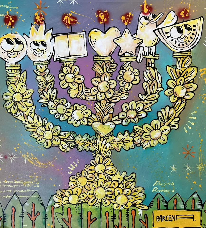 Menorah by Antonio Bárcena