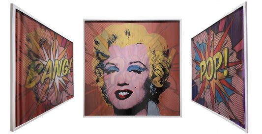 Bang / Marilyn / Pop - Lenticular Print by Efi Mashiah