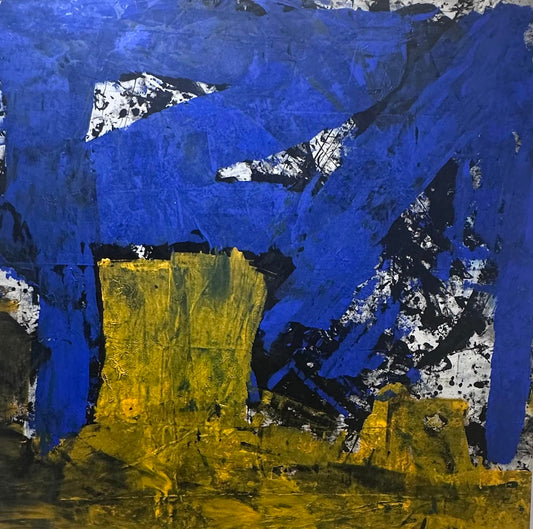 Blue and Yellow Flow Series by SALAZAR