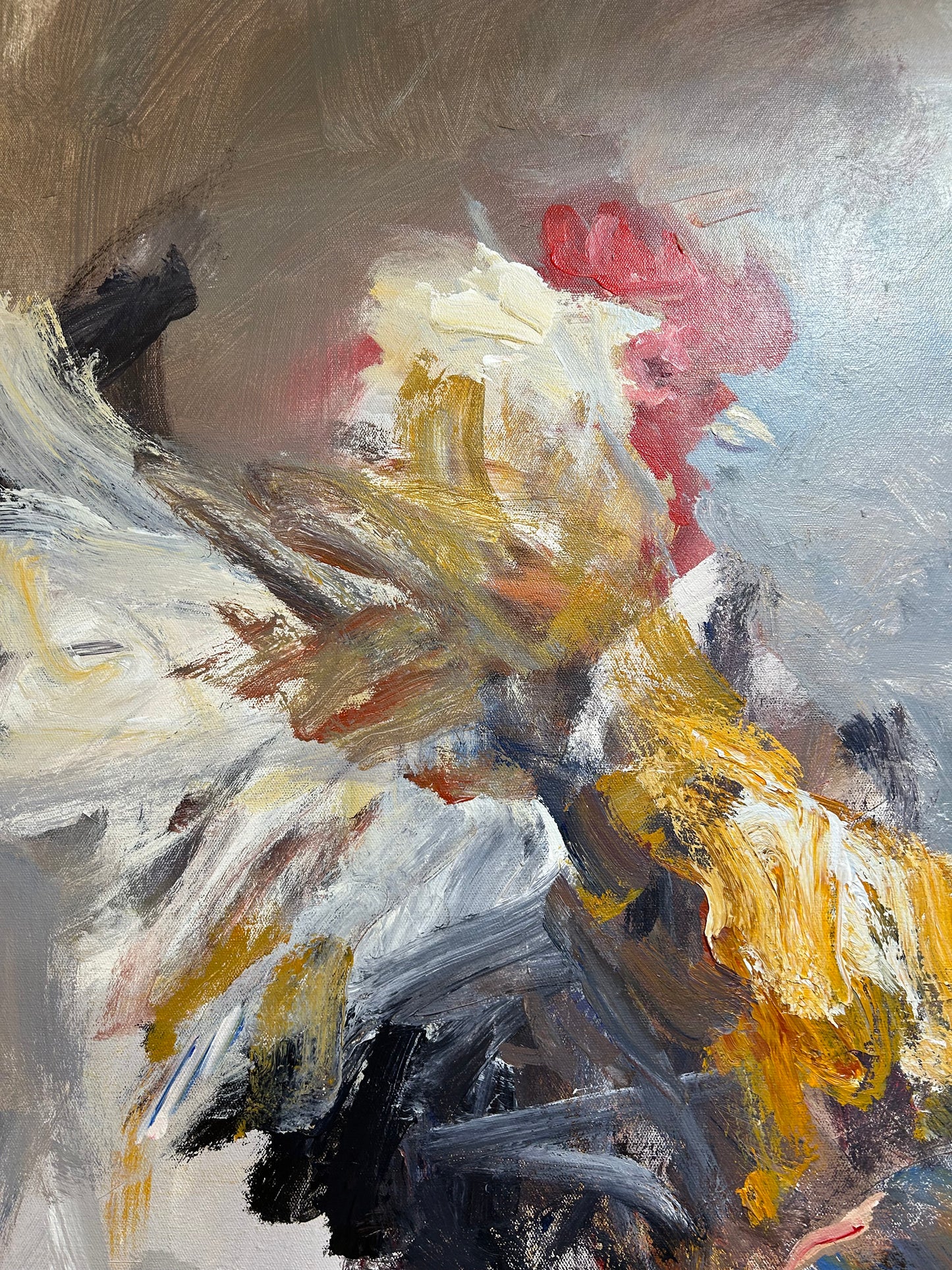 Struggle For Power / Clash Of Roosters by Qais Al Sindy