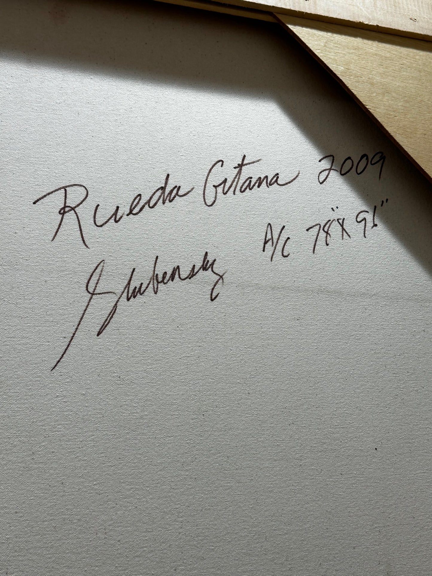 Rueda Gitana - Original Painting by Gerald Lubensky