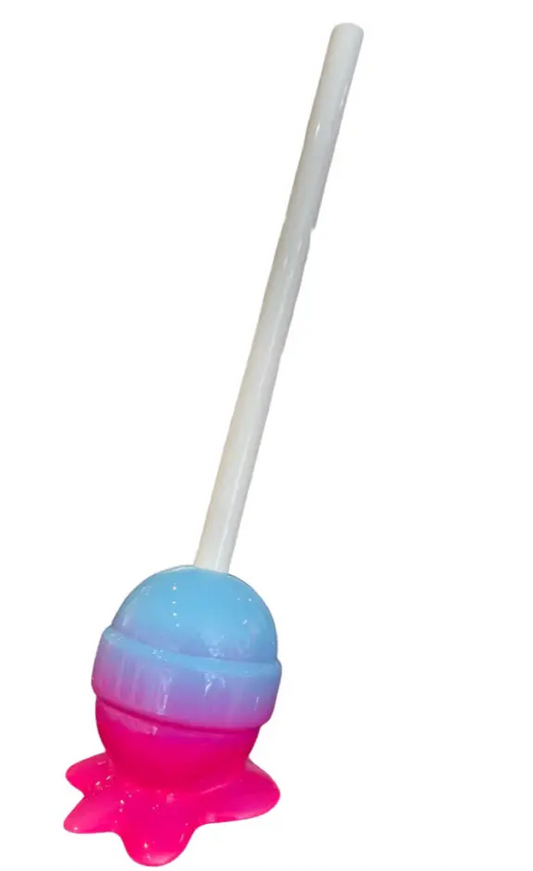 Blue / Pink Lollipop by Elena Bulatova