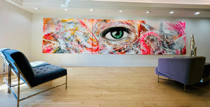 New Arrival: Monumental Triptych by L7Matrix $9,500