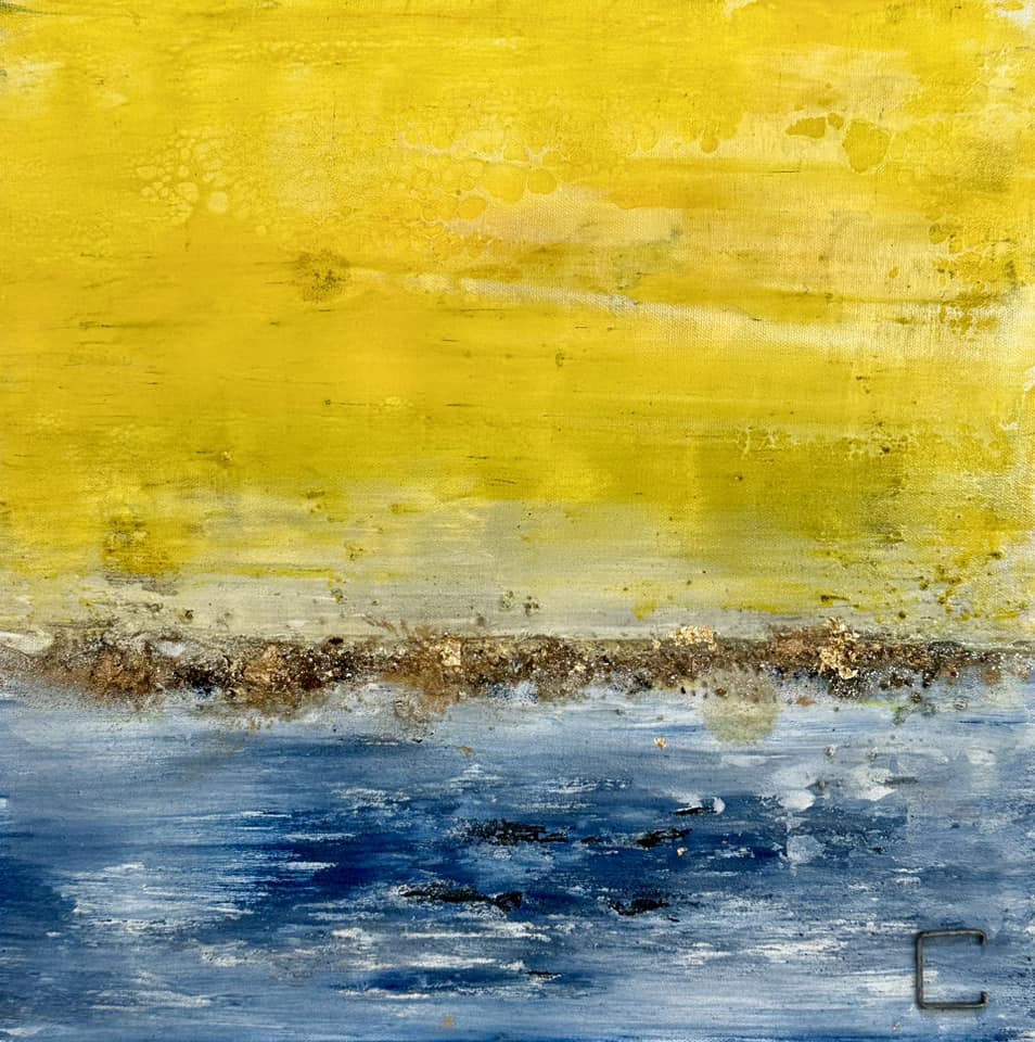 Sea Sun And Champagne by Caroline Brun